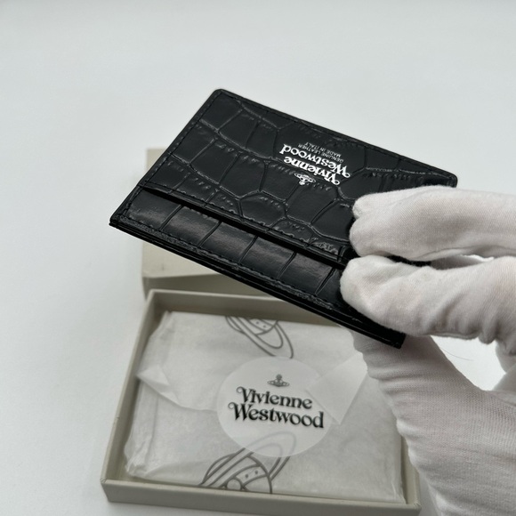 Vivienne Westwood Croc Embossed Card holder - Picture 5 of 9